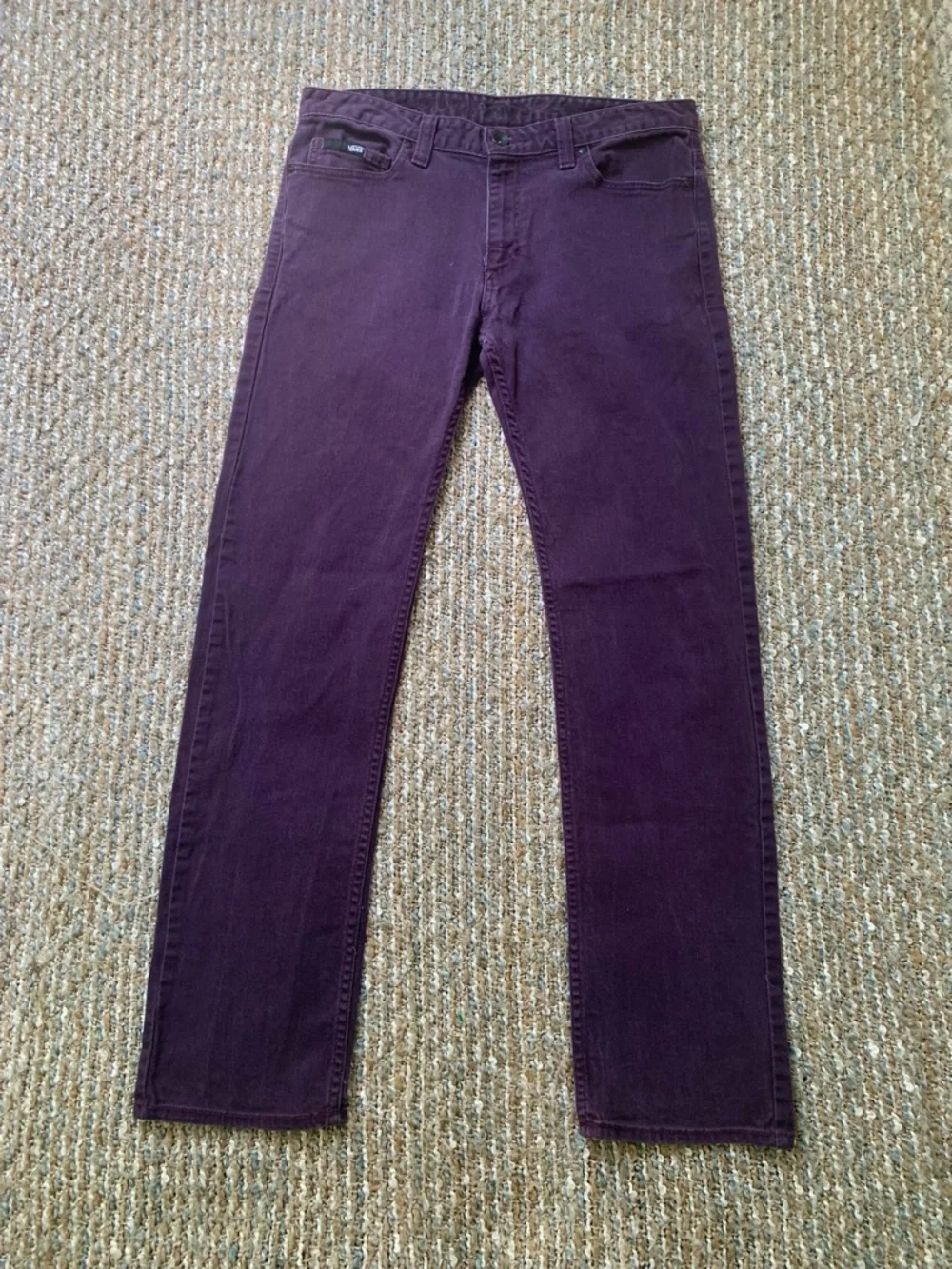 Vans Men's Straight Jeans - Deep Plum